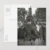 Briefkaart Eiffeltoren (Voorkant / Achterkant)