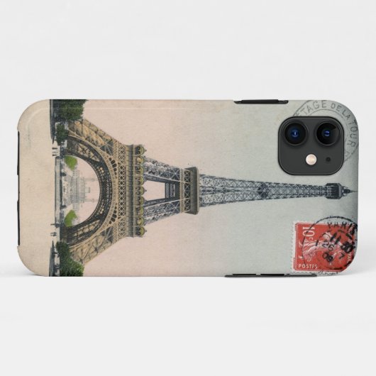 Briefkaart  Eiffeltoren Case-Mate iPhone Case (Achterkant (horizontaal))