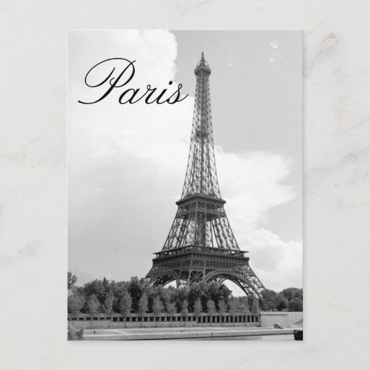 Briefkaart Eiffeltoren in Parijs Frankrijk (Voorkant)