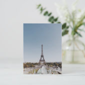 Briefkaart Eiffeltoren in Parijs Frankrijk (Staand voorkant)