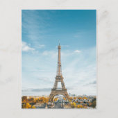 Briefkaart Eiffeltoren in Parijs Frankrijk (Voorkant)