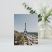 Briefkaart Eiffeltoren in Parijs Frankrijk (Staand voorkant)