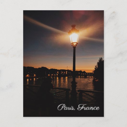 Briefkaart Eiffeltoren in Parijs Frankrijk (Voorkant)