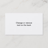 Briefkaart  Eiffeltoren Visitekaartje (Achterkant)