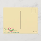 Briefkaart eikenboom (Achterkant)