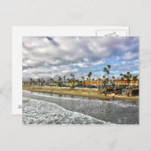 briefkaart "Einde dag" (Voorkant / Achterkant)