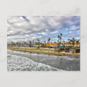 briefkaart "Einde dag" (Voorkant)