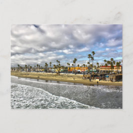 briefkaart "Einde dag"