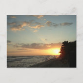 Briefkaart: Einde dag in Hawaï Briefkaart (Voorkant)