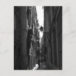Briefkaart El Callejon (Barcelona, Spanje)