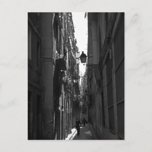 Briefkaart El Callejon (Barcelona, Spanje) (Voorkant)