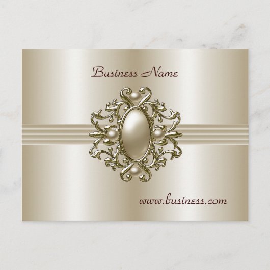 Briefkaart Elegant Pearl Gem (Voorkant)