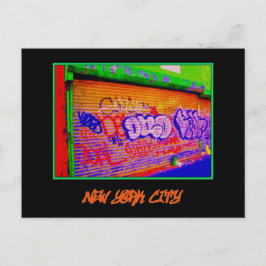 briefkaart "Elektrische graffiti"