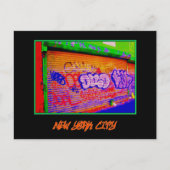 briefkaart "Elektrische graffiti" (Voorkant)