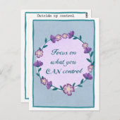 Briefkaart en werkblad in één vel! (Voorkant / Achterkant)