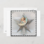 Briefkaart: engel-boomtop briefkaart (Voorkant / Achterkant)