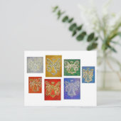 Briefkaart Engel kleurenreeks schilderijen (Staand voorkant)