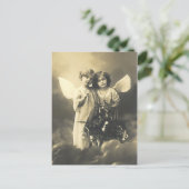 Briefkaart  engelen (Staand voorkant)