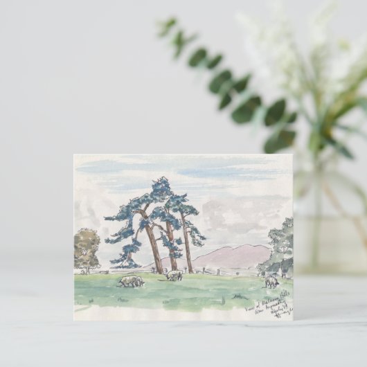 Briefkaart Engels landland (Staand voorkant)