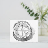 Briefkaart - Engineer Compass (Staand voorkant)