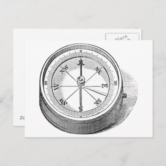 Briefkaart - Engineer Compass (Voorkant / Achterkant)