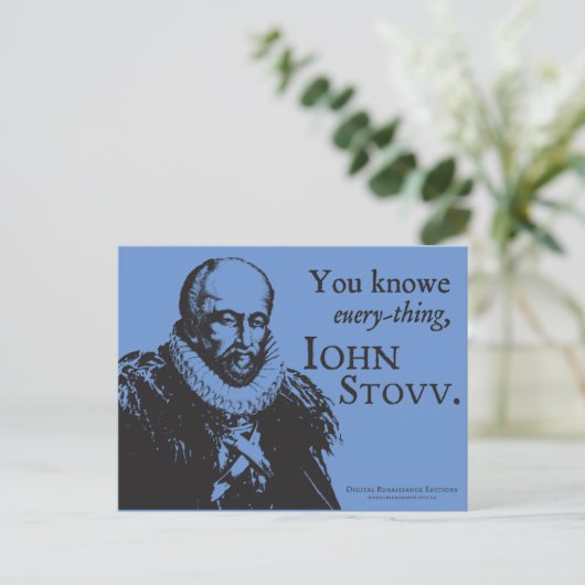 Briefkaart enquête (Staand voorkant)