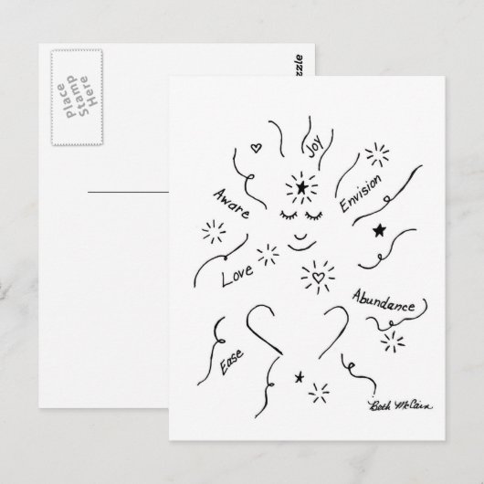 briefkaart "Envision" (Voorkant / Achterkant)