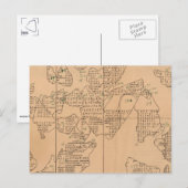 Briefkaart Epigraphic Chart (Voorkant / Achterkant)