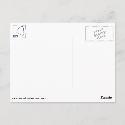 Briefkaart Epigraphic Chart (Achterkant)