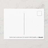 Briefkaart - Erie Canal te Sunset (Achterkant)