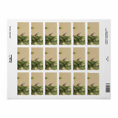 Briefkaart Etiket (Full Sheet)