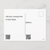 Briefkaart - Eucalyptus Aquarellen Indigo/Groen (Achterkant)