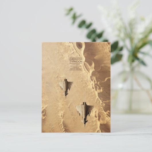 Briefkaart Eurofighter Typhoon (Staand voorkant)