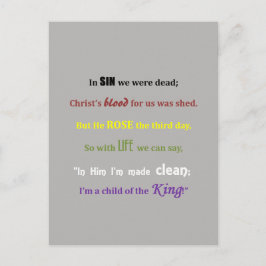 Briefkaart evangelbericht