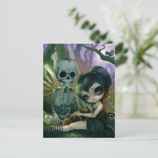 briefkaart "Eve and Rib" (Staand voorkant)