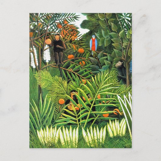 Briefkaart: "Exotisch landschap"/"Paysage Exotique Briefkaart (Voorkant)