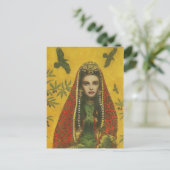 Briefkaart exotische Sorceress (Staand voorkant)
