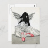 Briefkaart Fairy Ballerina (Voorkant / Achterkant)