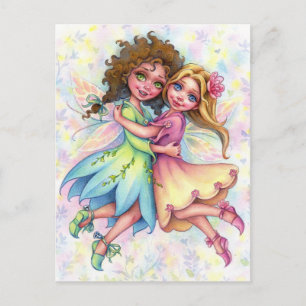 Briefkaart Fairy Besties