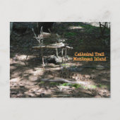 Briefkaart Fairy House Garden op Monhegan (Voorkant)