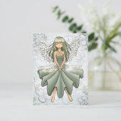 Briefkaart - Fairy Summoning Spring Design (Staand voorkant)
