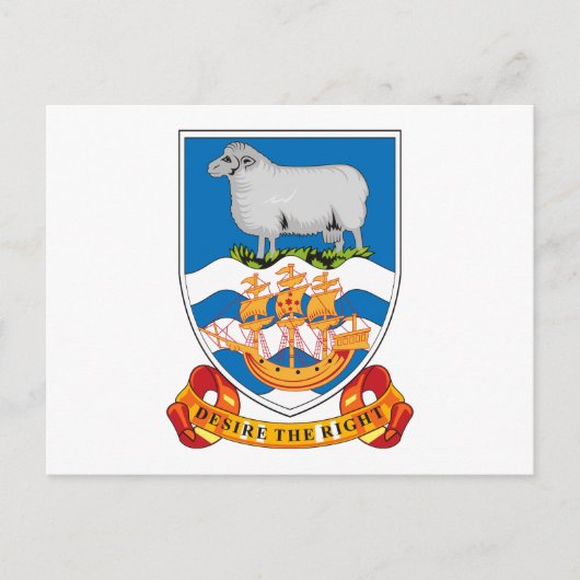 Briefkaart Falklandeilanden (Voorkant)
