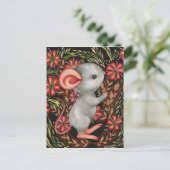 Briefkaart fancy illustratie van kunstpatronen voo (Staand voorkant)