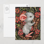 Briefkaart fancy illustratie van kunstpatronen voo (Voorkant / Achterkant)