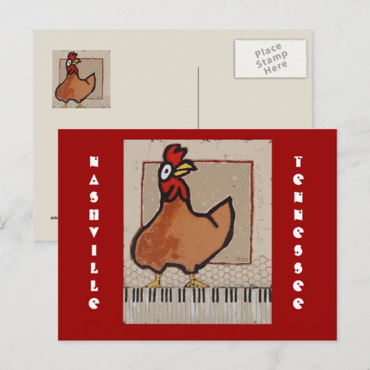 briefkaart fancy poten (Voorkant / Achterkant)