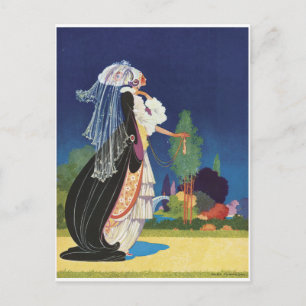  Briefkaart "Fantasy Lady"