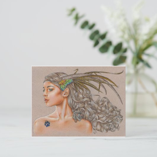 briefkaart "fauna" (Staand voorkant)