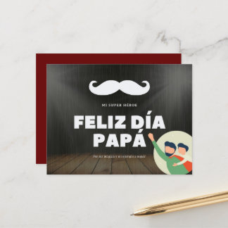 Briefkaart feliz día del padre