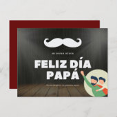 Briefkaart feliz día del padre (Voorkant / Achterkant)