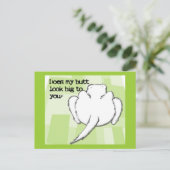 Briefkaart Ferret Butt (Staand voorkant)